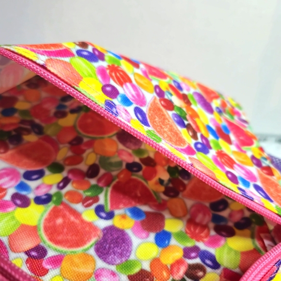 CANDY PINK BACKPACK/BOOKBAG 2 COMPARTMENTS - Picture 4 of 4